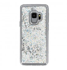 Coque Liquide Paillettes pour Samsung Galaxy S9 (G960F) - Argent