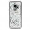 Coque Liquide Paillettes pour Samsung Galaxy S9 (G960F) - Argent