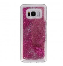 Coque Liquide Paillettes pour Samsung Galaxy S8 (G950F) - Fushia