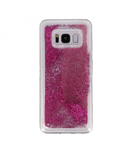 Coque Liquide Paillettes pour Samsung Galaxy S8 (G950F) - Fushia