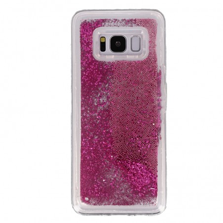 Coque Liquide Paillettes pour Samsung Galaxy S8 (G950F) - Fushia