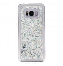 Coque Liquide Paillettes pour Samsung Galaxy S8 (G950F) - Argent