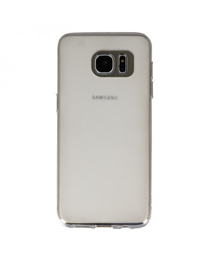 Coque Silicone Frost Samsung Galaxy S7 Edge - blanc