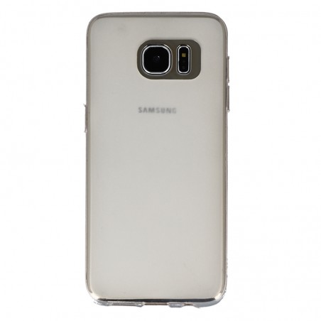 Coque Silicone Frost Samsung Galaxy S7 Edge - blanc