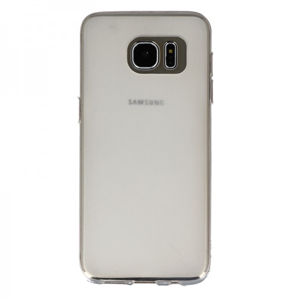 Coque Silicone Frost Samsung Galaxy S7 Edge - blanc