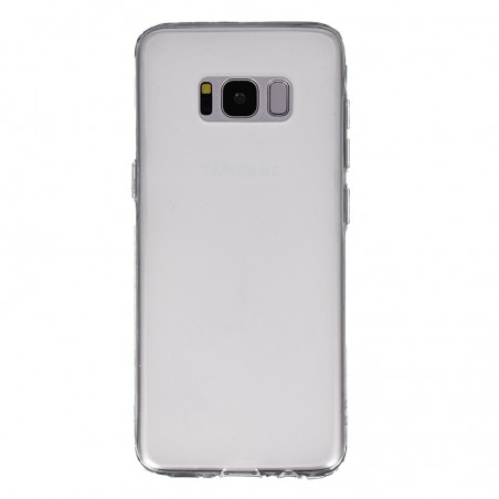 Coque Silicone Frost Samsung Galaxy S8 - blanc