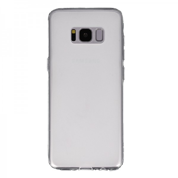 Coque Silicone Frost Samsung Galaxy S8 - blanc