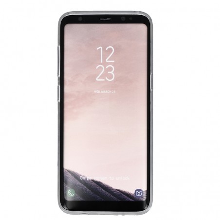 Coque Silicone Frost Samsung Galaxy S8 - blanc