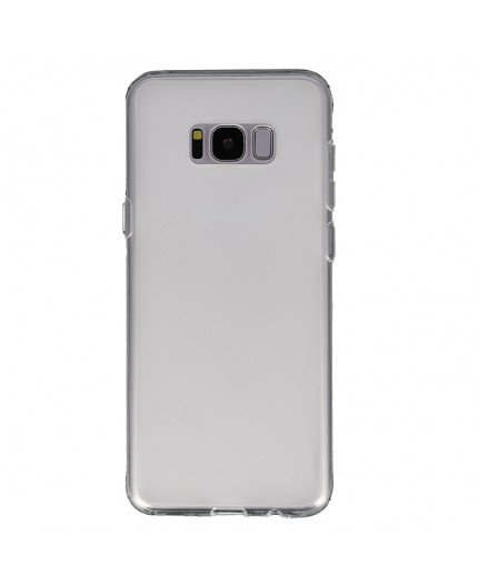 Coque Silicone Frost Samsung Galaxy S8 Plus - blanc