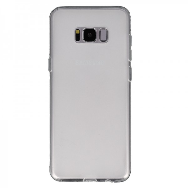 Coque Silicone Frost Samsung Galaxy S8 Plus - blanc