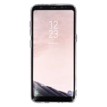 Coque Silicone Frost Samsung Galaxy S8 Plus - blanc