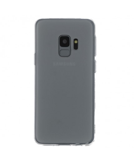 Coque Silicone Frost Samsung Galaxy S9 - blanc