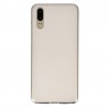 Coque Silicone Frost Huawei P20 - blanc