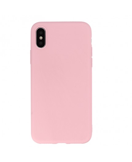 Coque Souple Colorful iPhone X et XS - Rose