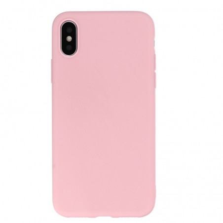Coque Souple Colorful iPhone X et XS - Rose