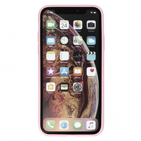 Coque Souple Colorful iPhone X et XS - Rose