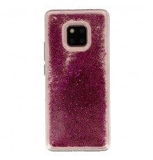 Coque Liquide Paillettes pour Huawei Mate 20 Pro - Fushia