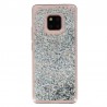 Coque Liquide Paillettes pour Huawei Mate 20 Pro - Argent