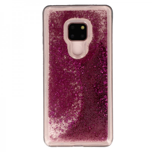 Coque Liquide Paillettes pour Huawei Mate 20 - Fushia