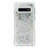 Coque Liquide Paillettes pour Samsung Galaxy S10 (G973F) - Argent