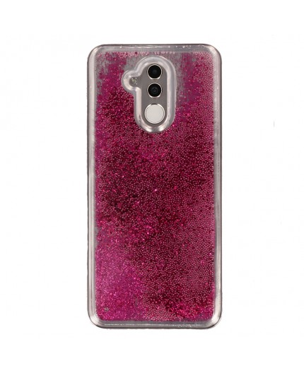 Coque Liquide Paillettes pour Huawei Mate 20 Lite - Fushia