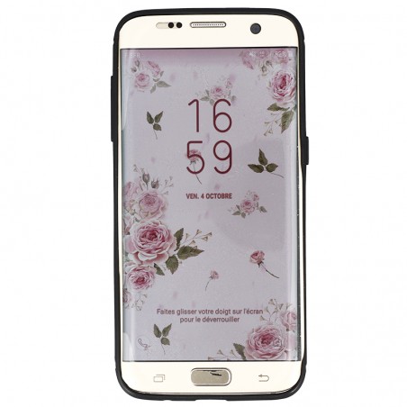 Coque en Fibre de Carbone Samsung Galaxy S7 Edge (G935F) - Noir