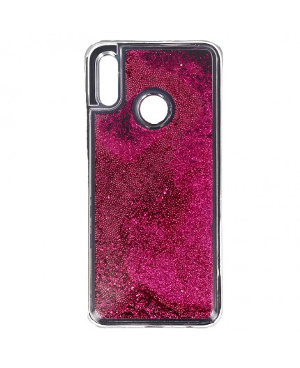 Coque Liquide Paillettes pour Huawei P Smart 2019 - Fushia