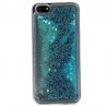 Coque Liquide Paillettes pour iPhone 5/5S/SE - Bleu