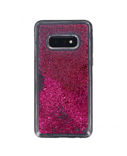 Coque Liquide Paillettes pour Samsung Galaxy S10e (G970F) - Fushia
