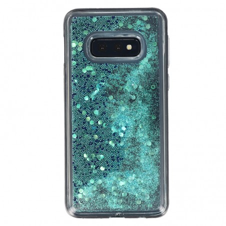Coque Liquide Paillettes pour Samsung Galaxy S10e (G970F) - Bleu