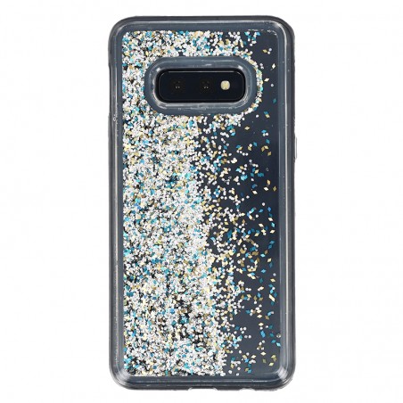 Coque Liquide Paillettes pour Samsung Galaxy S10e (G970F) - Argent
