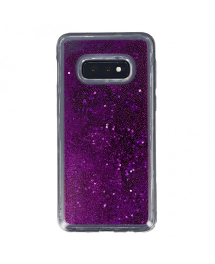Coque Liquide Paillettes pour Samsung Galaxy S10 Lite (G970F) - Violet
