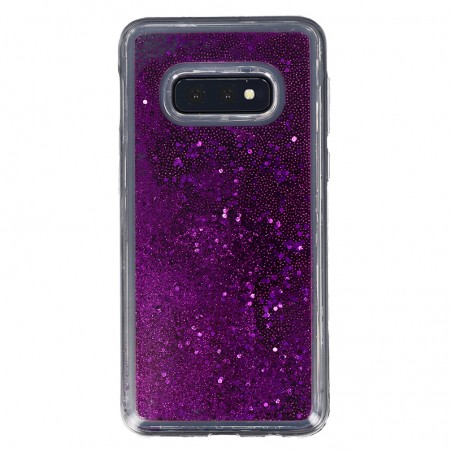 Coque Liquide Paillettes pour Samsung Galaxy S10 Lite (G970F) - Violet