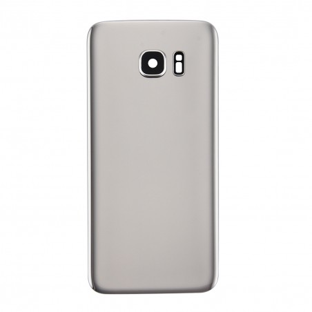 Vitre Arrière de Remplacement Samsung Galaxy S7 Edge (G935F) - Argent