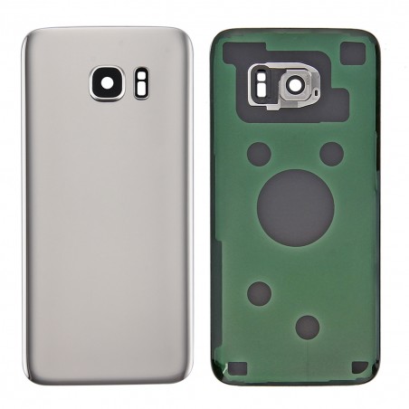 Vitre Arrière de Remplacement Samsung Galaxy S7 Edge (G935F) - Argent