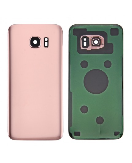 Vitre Arrière de Remplacement Samsung Galaxy S7 Edge (G935F) - Rose