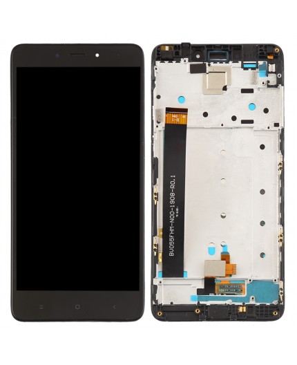 Écran complet pré-monté sur Châssis Xiaomi Redmi Note 4 - Noir