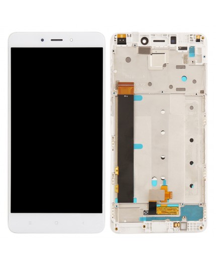 Écran complet pré-monté sur Châssis Xiaomi Redmi Note 4 - Blanc