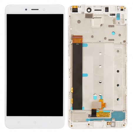 Écran complet pré-monté sur Châssis Xiaomi Redmi Note 4 - Blanc