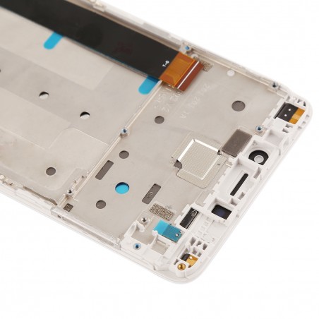 Écran complet pré-monté sur Châssis Xiaomi Redmi Note 4 - Blanc