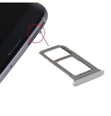 Tiroir Sim/SD Samsung Galaxy S7 Edge (G935F) - Blanc Perle