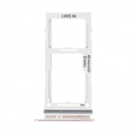 Tiroir Sim/SD (Double Sim) Samsung Galaxy S10 Lite (G970F) - Rose