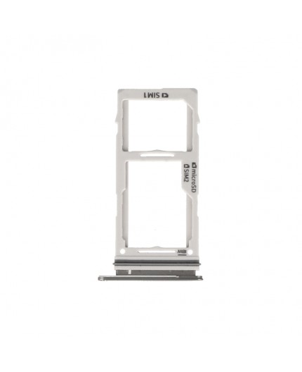 Tiroir Double Sim /SD Samsung Galaxy S10e (G970F) - Argent