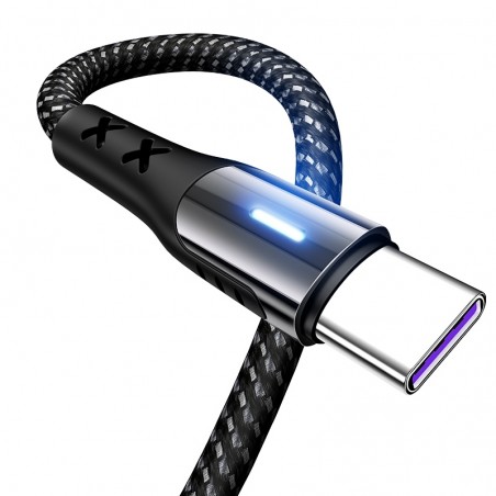Câble Type C (Synchronisation + Charge Ultra Rapide) Usams - Noir