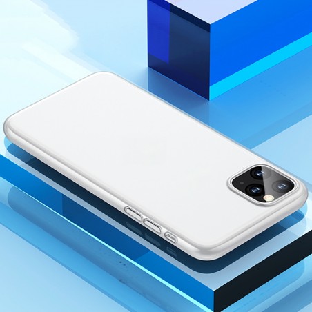 Coque Ultra-mince Givré Usams pour iPhone 11 Pro Max - Blanc