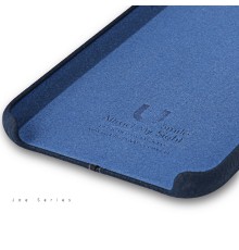 Coque de Protection style Cuir Usams pour iPhone X/Xs - Bleu