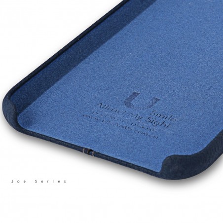 Coque de Protection style Cuir Usams pour iPhone X/Xs - Bleu