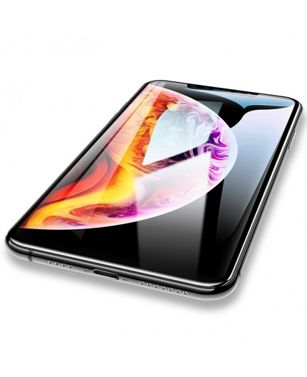 Film de Protection en Verre Trempé Intégral Usams pour iPhone 11 Pro, X et XS - Noir