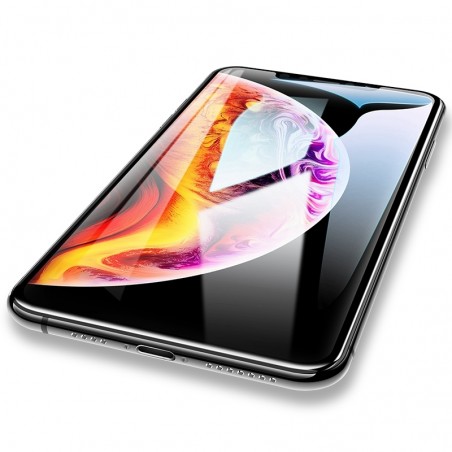 Film de Protection en Verre Trempé Intégral Usams pour iPhone 11 Pro, X et XS - Noir