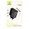 Prise Secteur 3 Ports USB (Charge Rapide) Usams - Noir